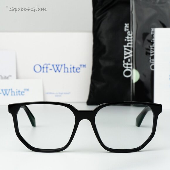 Off-White Women Eyeglasses Black Square OERJ039 STYLE 39 1000 NEW AUTHENTIC - Picture 3 of 8